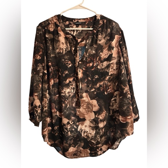 torrid Tops - Torrid Floral Blouse - Size 1X